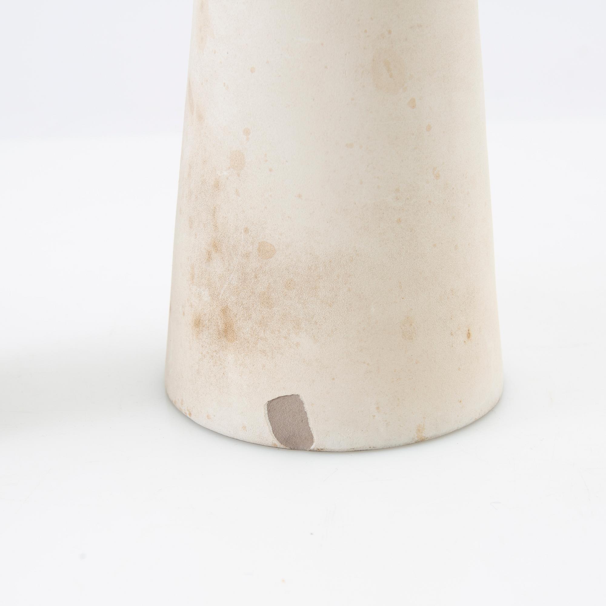 Gunnar Nylund, vases 2 pcs. Nymölle 1950s/60s, Denmark.