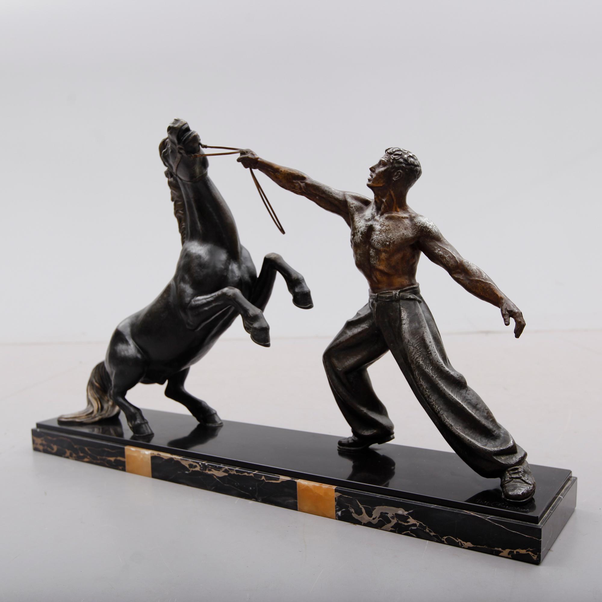 SKULPTUR, brons, 1930-/40-tal.