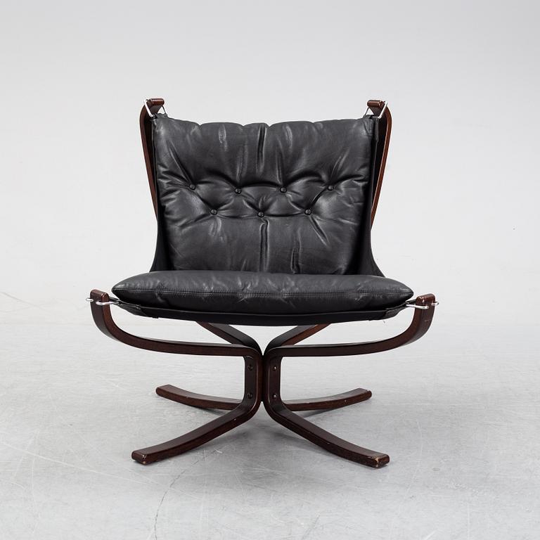 Sigurd Ressel, an easy chair, "Falcon Chair" for Vatne Möbler, Norway 1970s.