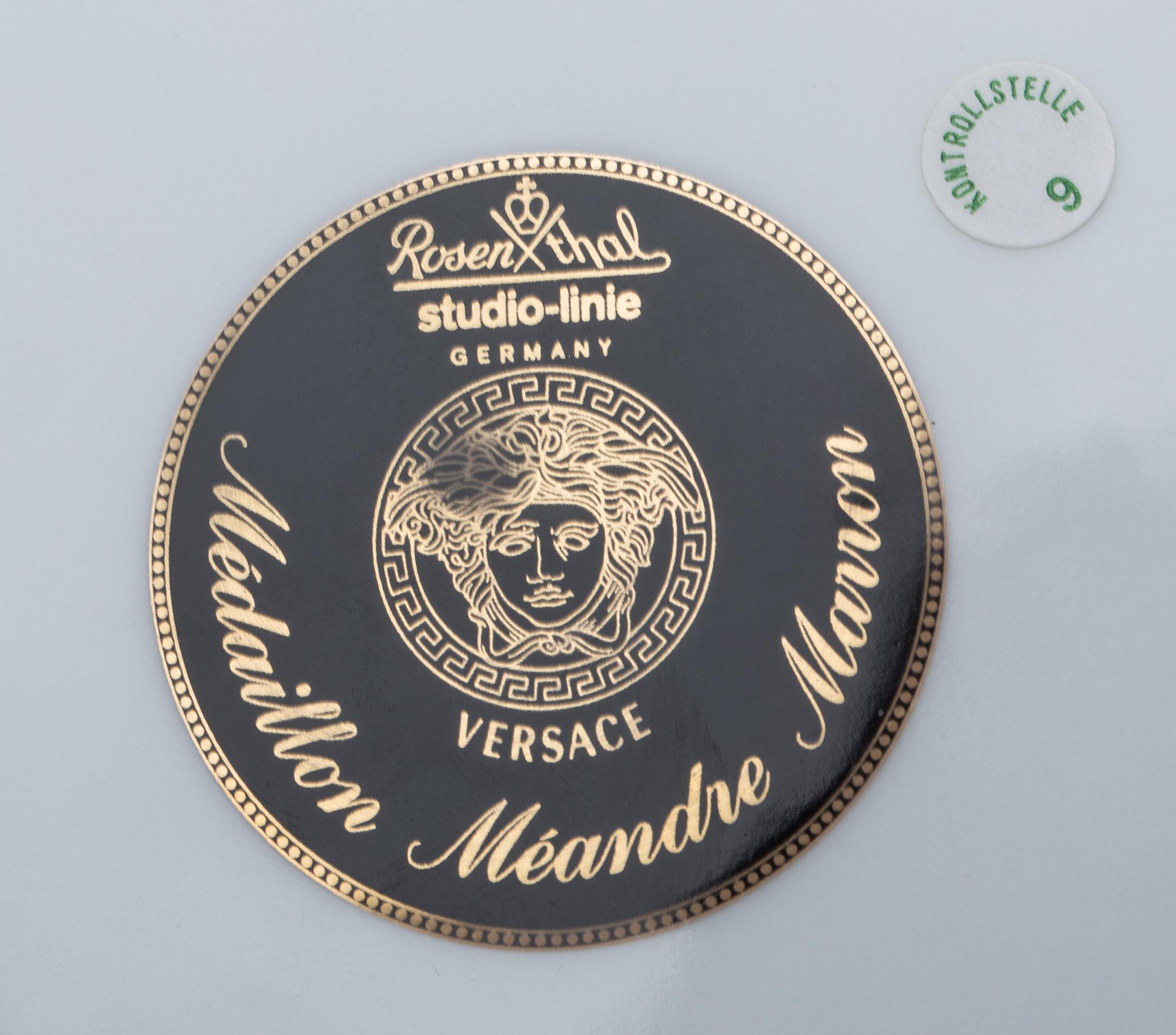 Servisdelar, 5 delar Versace, Rosenthal.