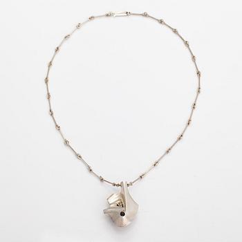 Björn Weckström, "Augria", a sterling silver necklace. Lapponia 1977.