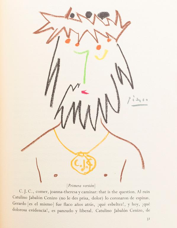 BOK, "Gavilla de fabulas sin amor" Camilo Jose Cela, Illustrerad av Picasso.