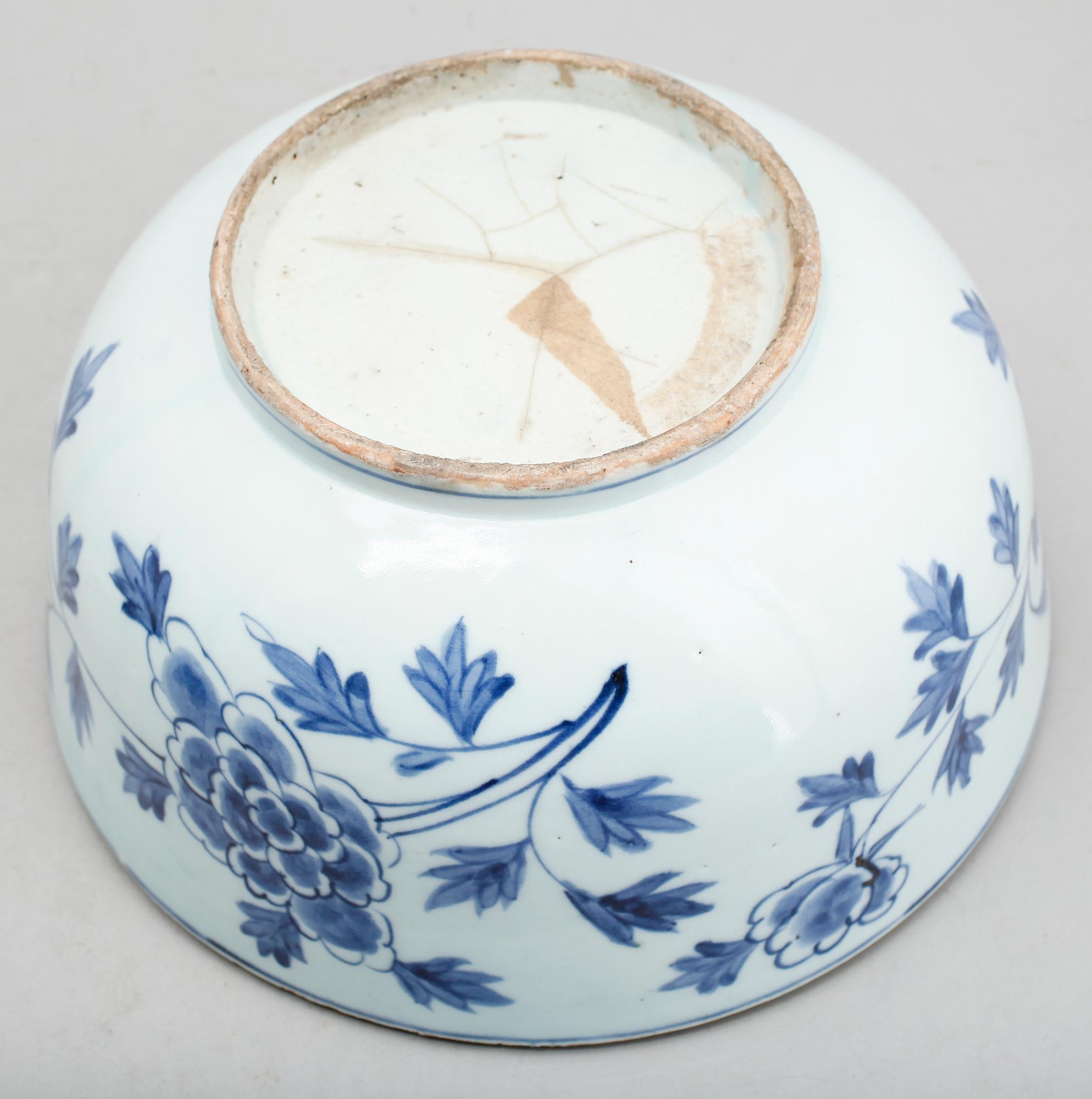 LOCKSKÅL, porslin, Kina, 1800-tal.