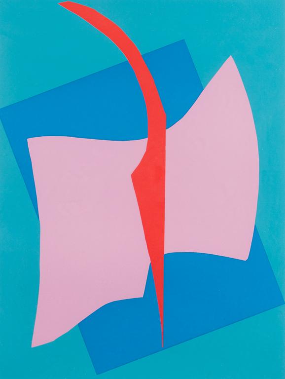 RICHARD MORTENSEN, serigrafi, signerad, numrerad 41/75.