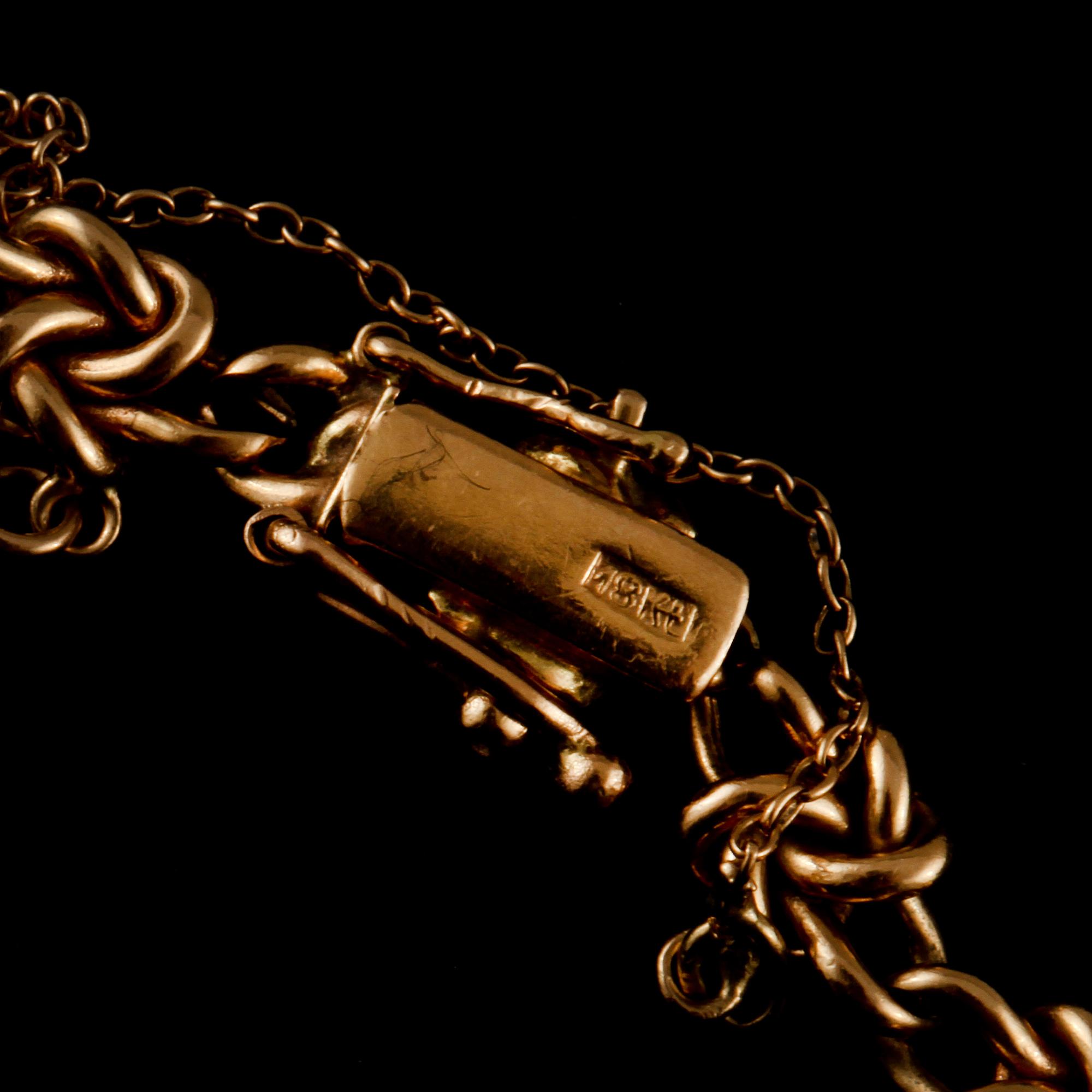 ARMLÄNK, 18k guld, importstämplad. Vikt 13 g.