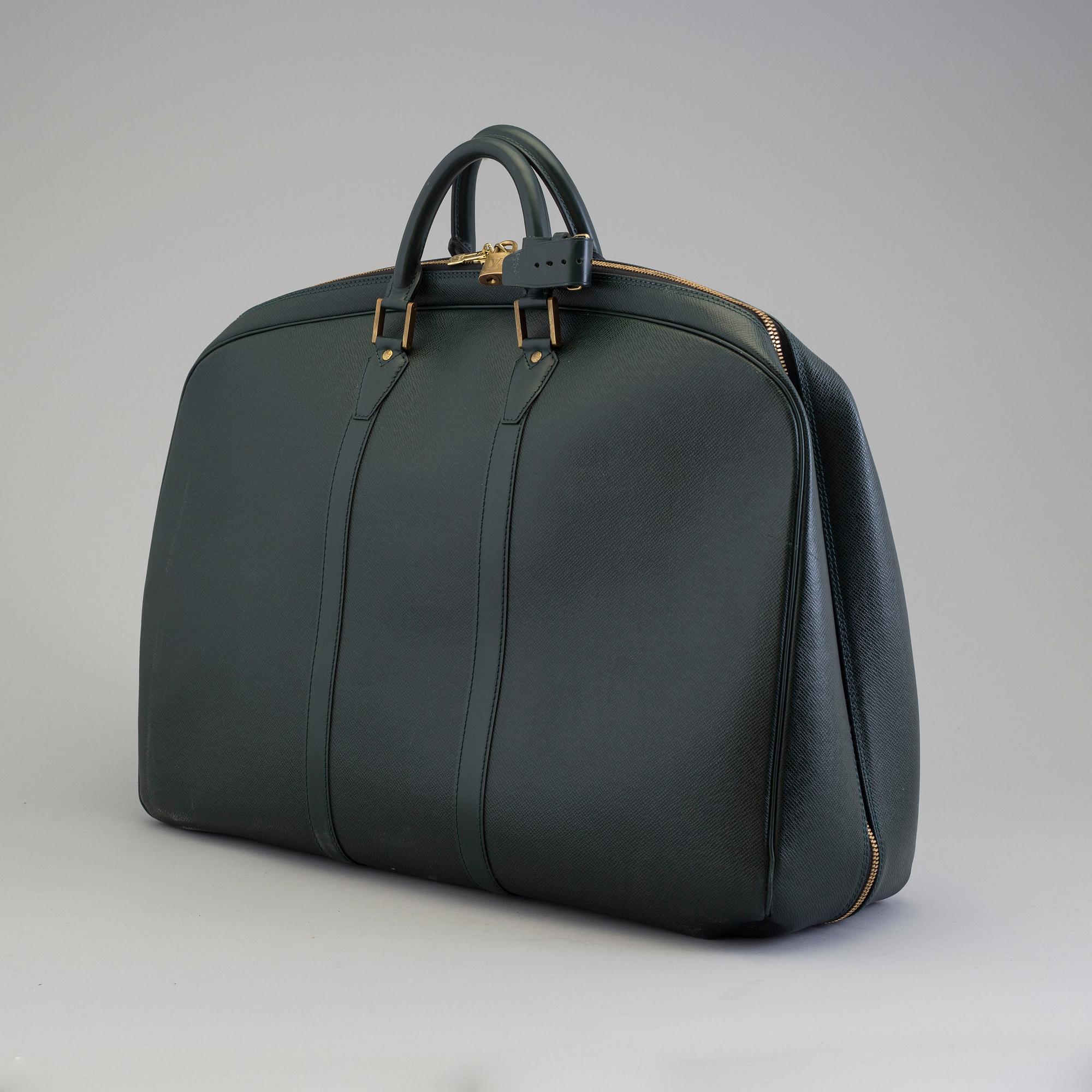 LOUIS VUITTON, a taiga leather 'Helanga' weekend bag.