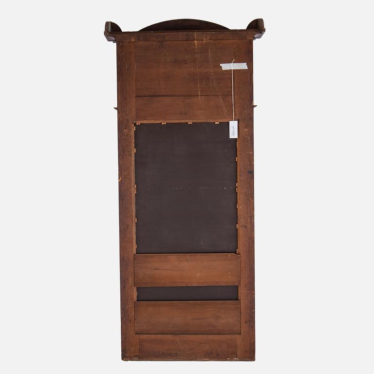 A Swedish Empire mirror and console table, first half of the 19th century.