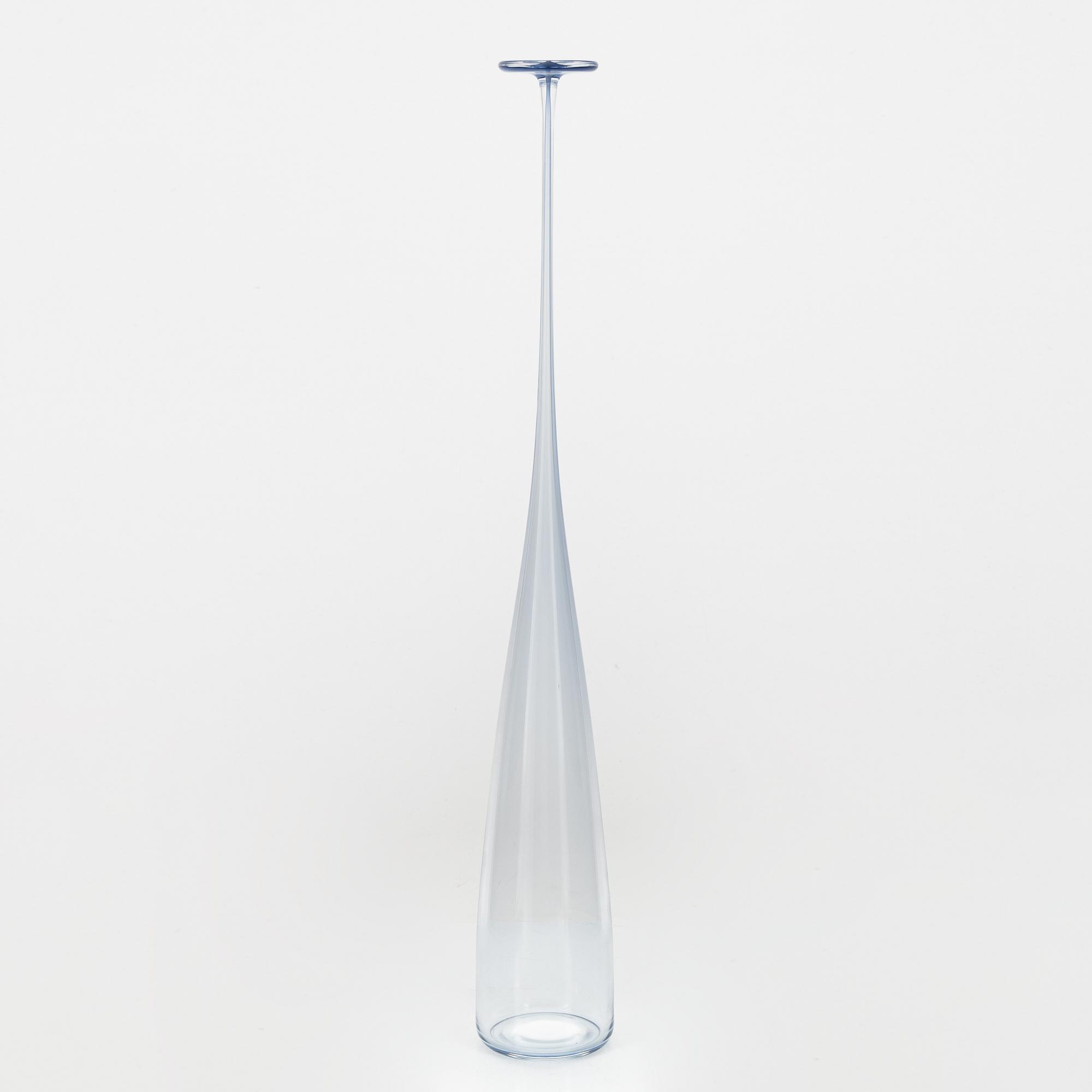Nils Landberg, a glass vase, Orrefors, 1961.