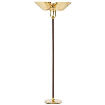 181. Carl-Axel Acking, a brass floor lamp model "2645", Bröderna Malmströms Metallvarufabrik, Malmö, 1940s-50s.