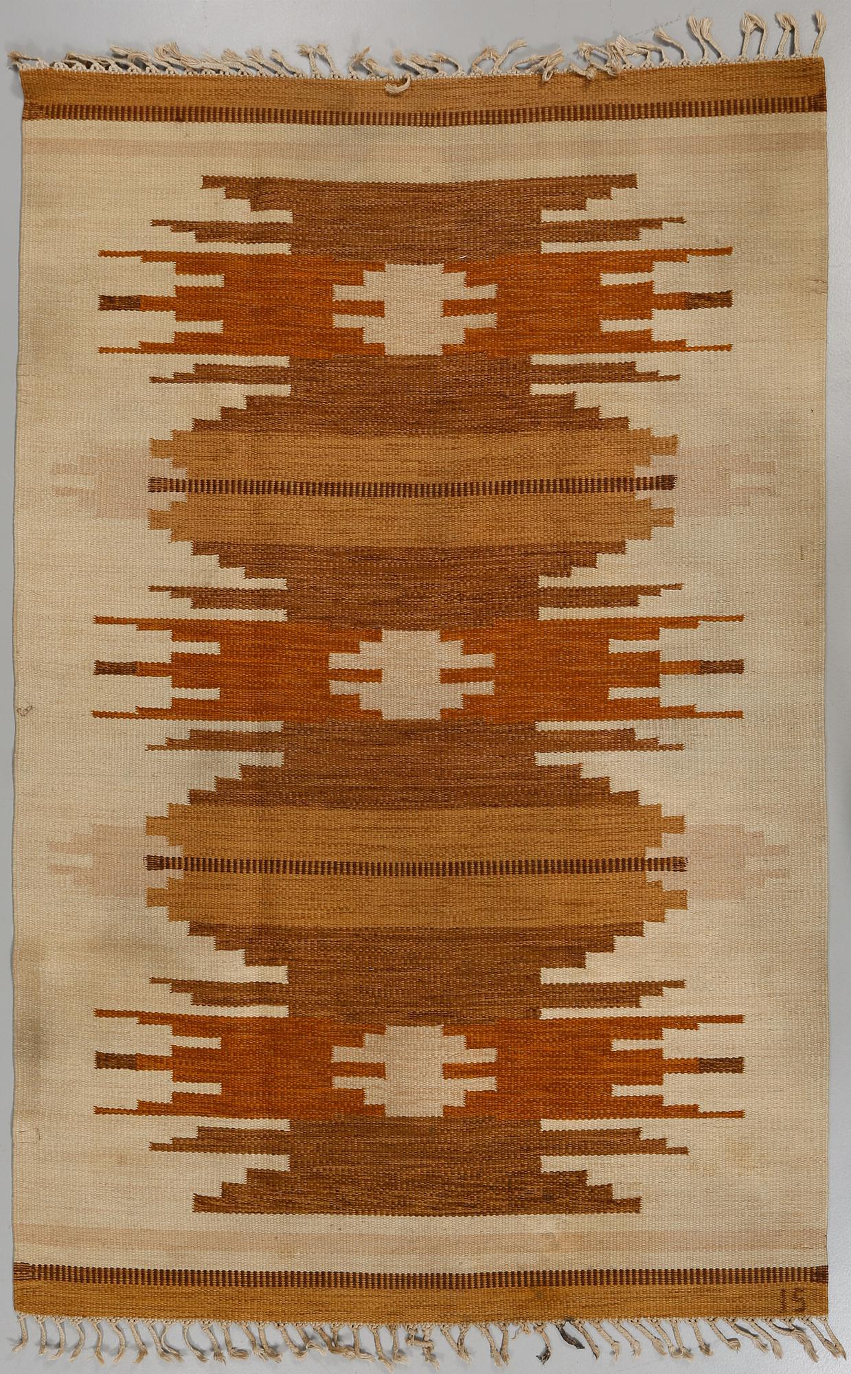 MATTA, rölakan, signerad IS, Ingegerd Silow, ca 243 x 164 cm.
