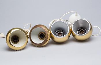 TAKLAMPOR, 4 st, bl a Hans-Agne Jakobsson. 1950/60-tal.