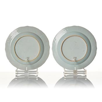 Eleven pieces of porcelain, China, Qing dynasty, Qianlong (1736-95).