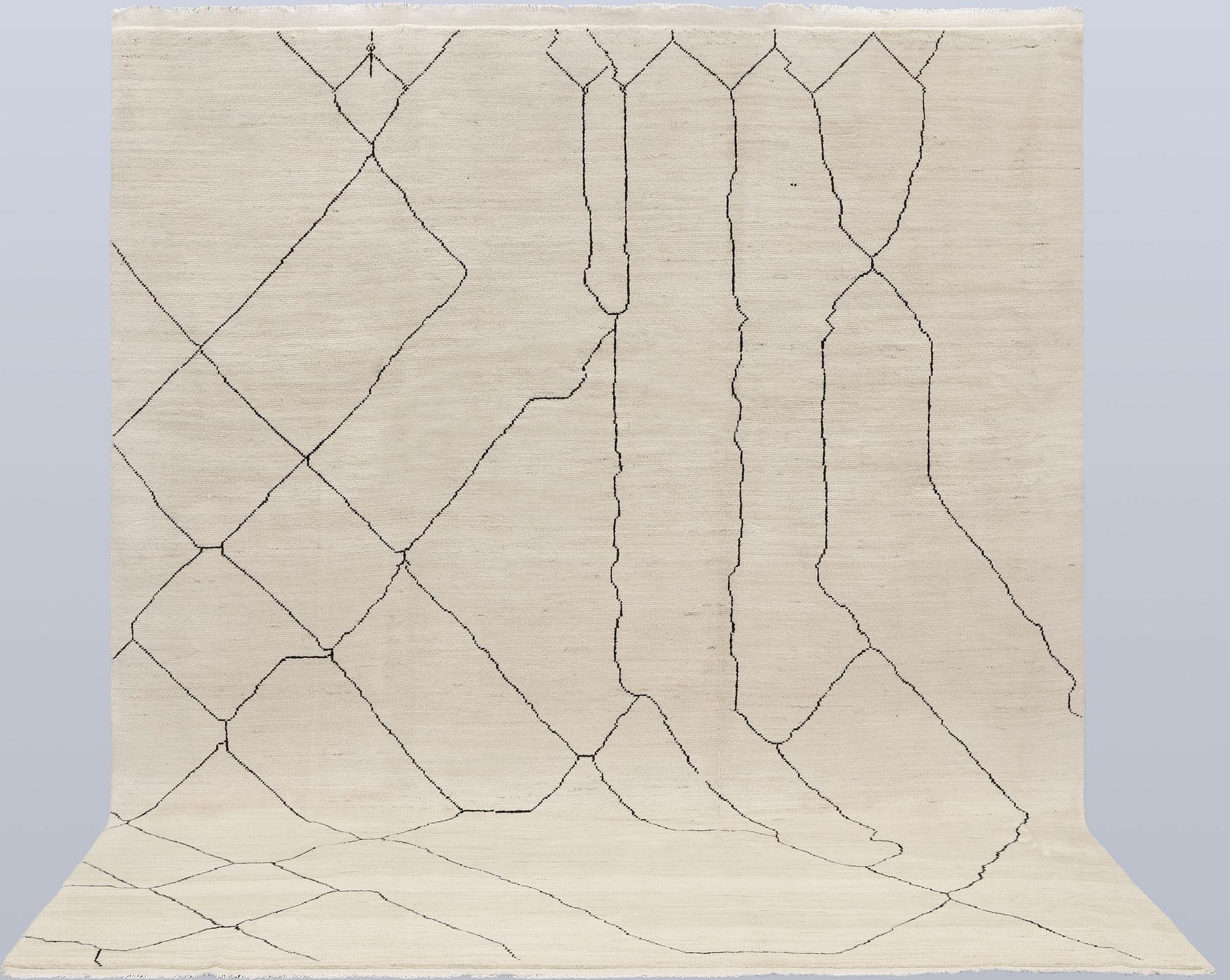 A Moroccan carpet, 305 x 251 cm.