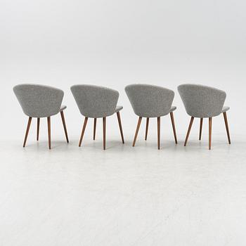 A set of four 'Miss Holly Upholstered' by Jonas Lindvall for Stolab designed 2018.