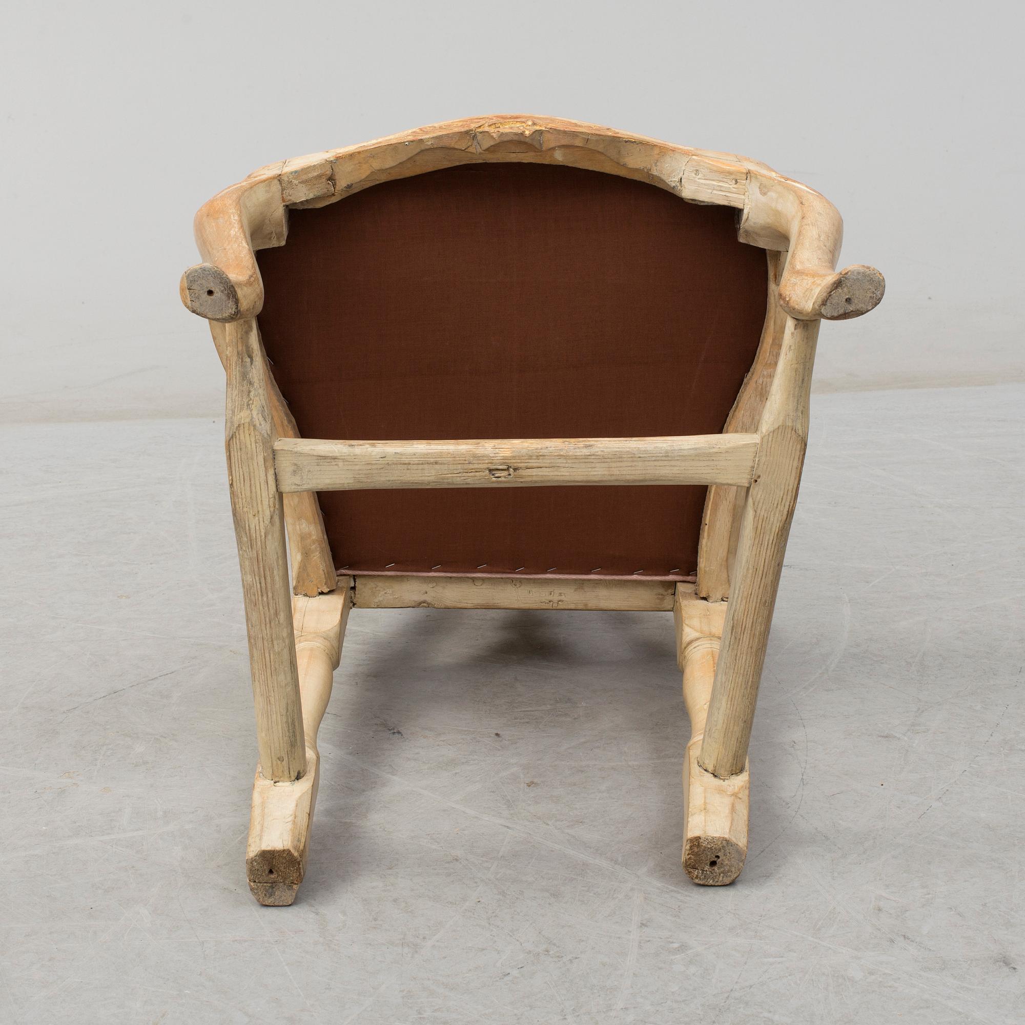 STOL, rokoko, stockholmsarbete, 1700-talets andra hälft.