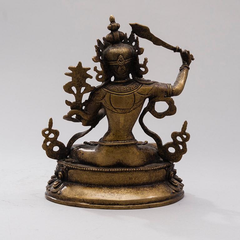MANJUSHRI, mässing, 1900-tal.