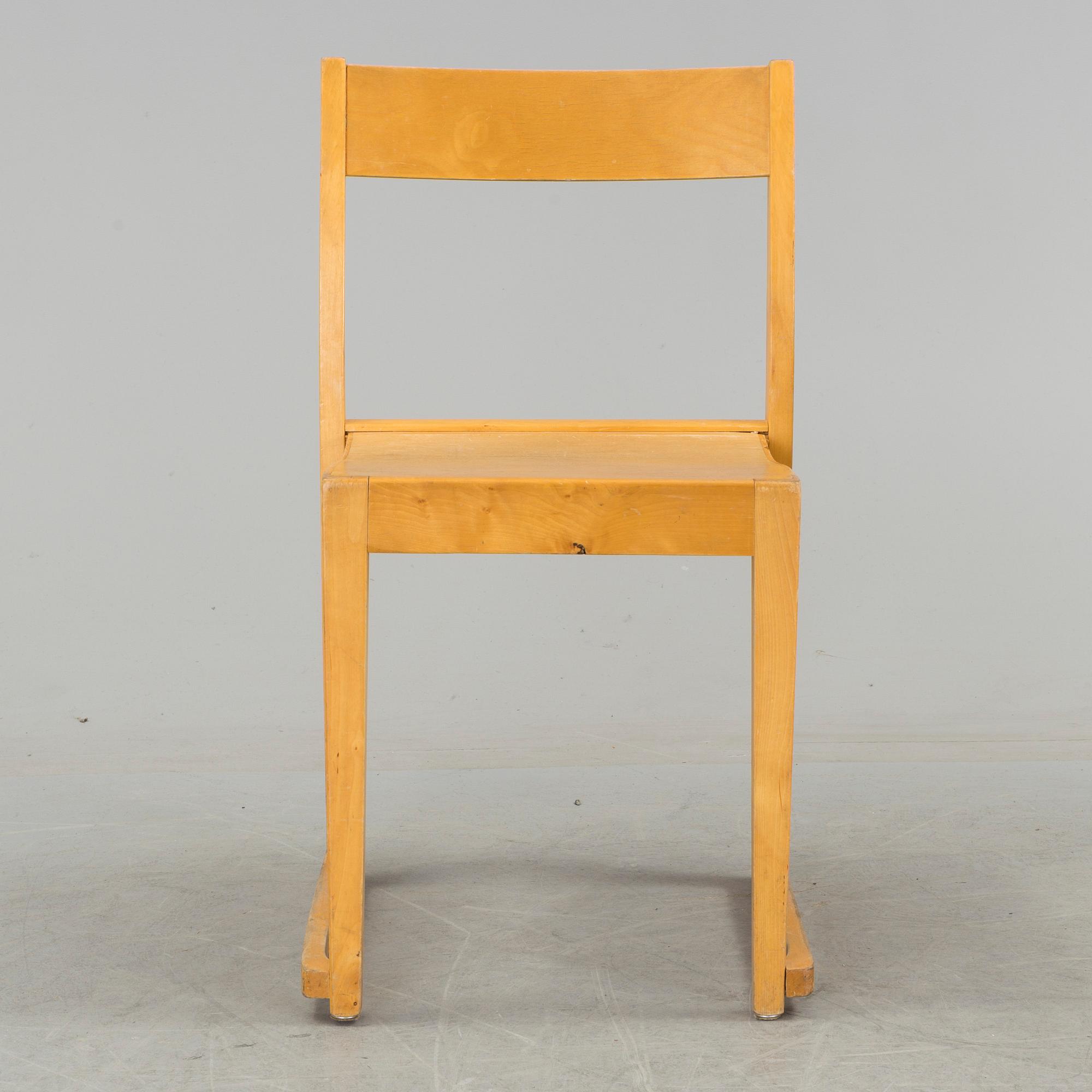 SVEN MARKELIUS, a set of 11 "Orkesterstolen" chairs from the middle of the 20th century.