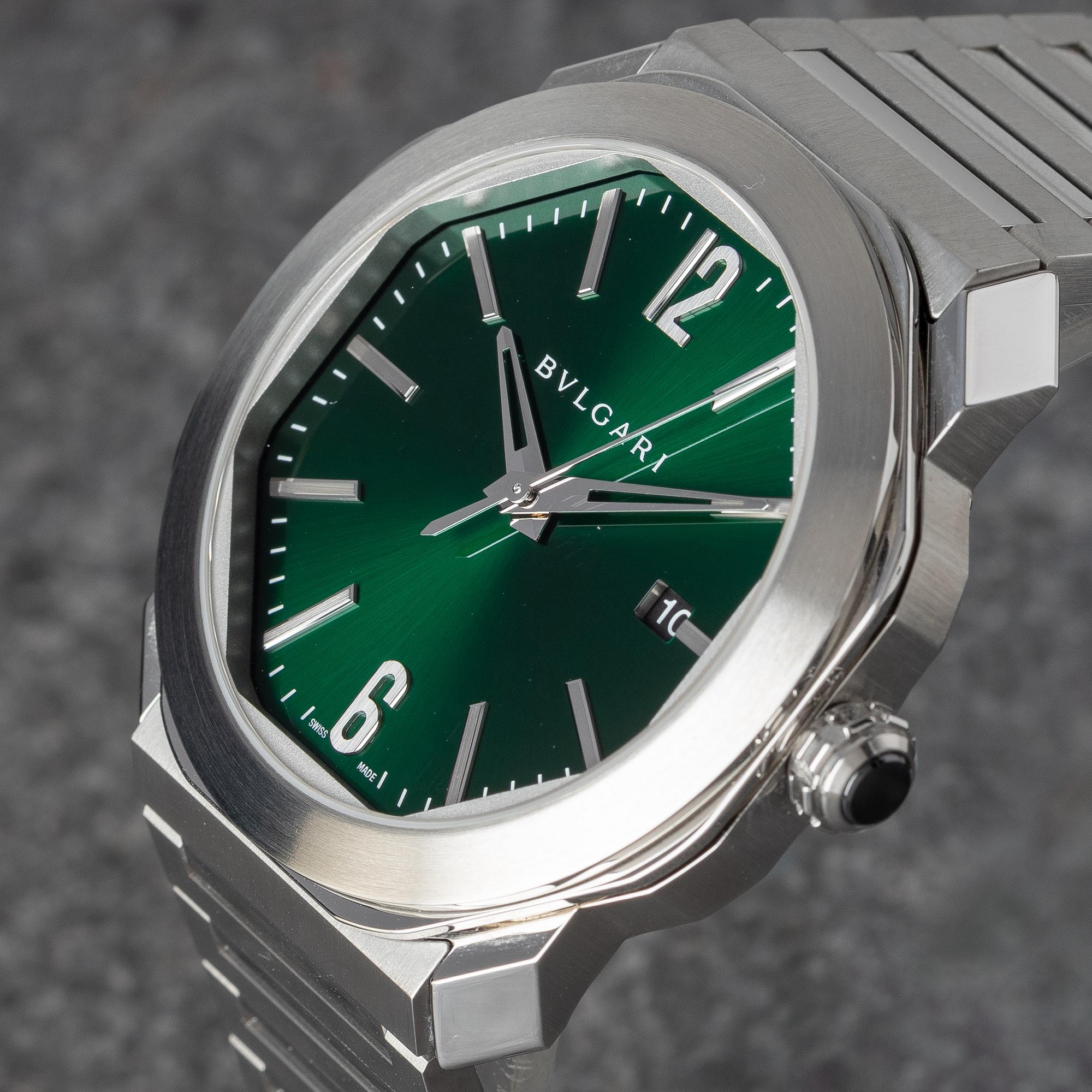 Bulgari, Octo Roma, "Green Dial”, "MEA Market", ca 2021.