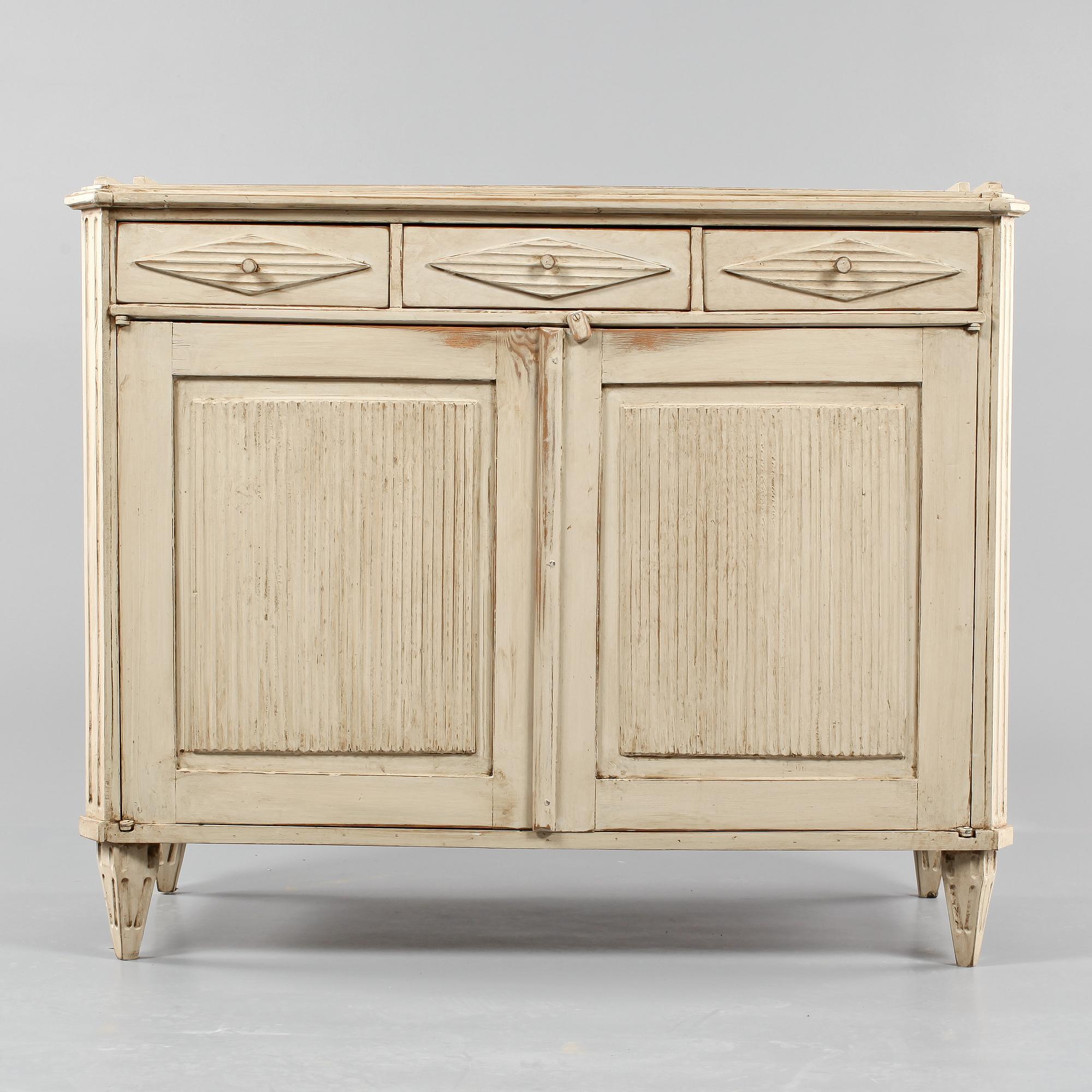 SKÄNK, gustaviansk stil, 1800-tal.