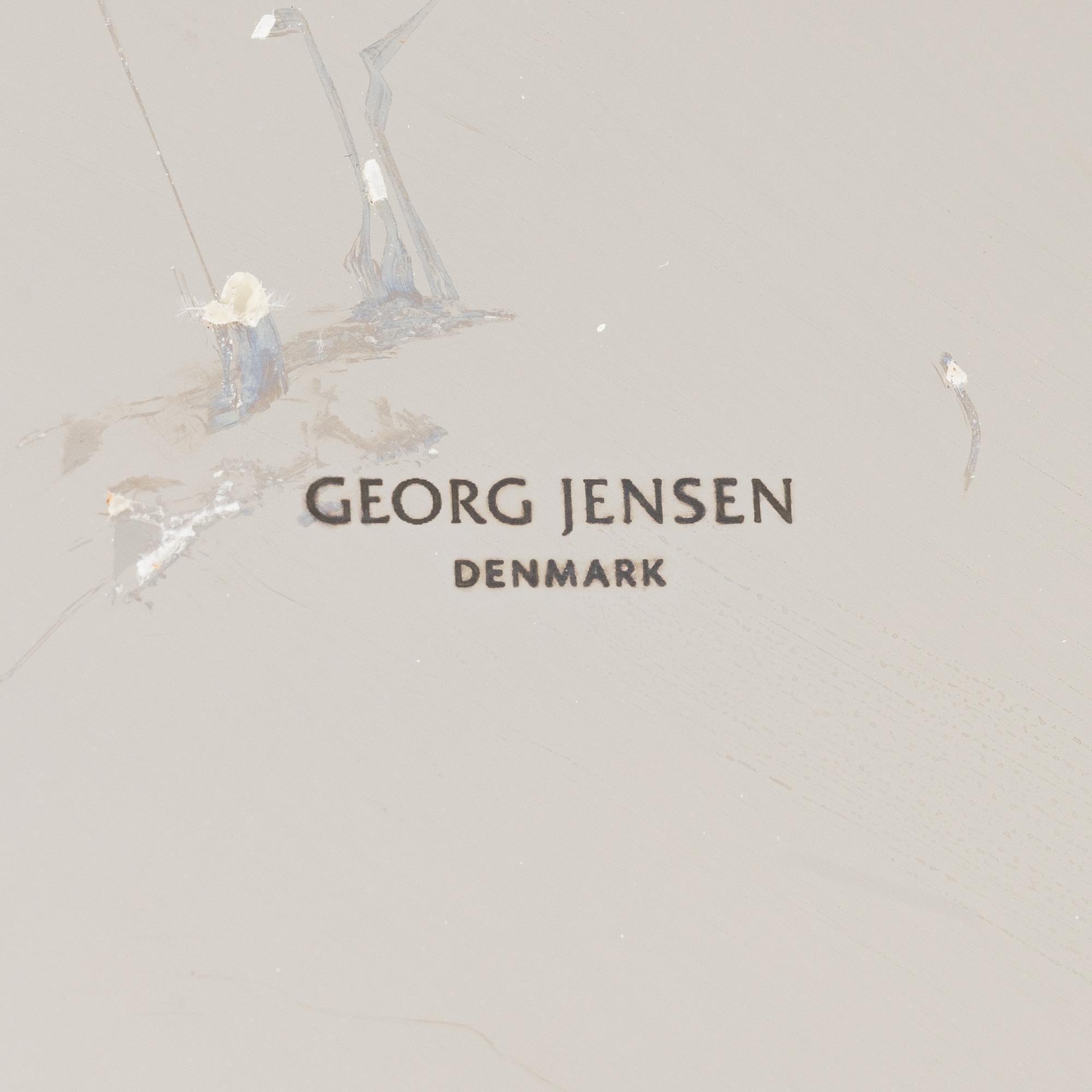 A 'Liquid' bowl, Georg Jensen, Denmark.