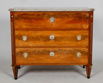 SEKRETÄR, gustaviansk stil, 1800-/1900-tal.