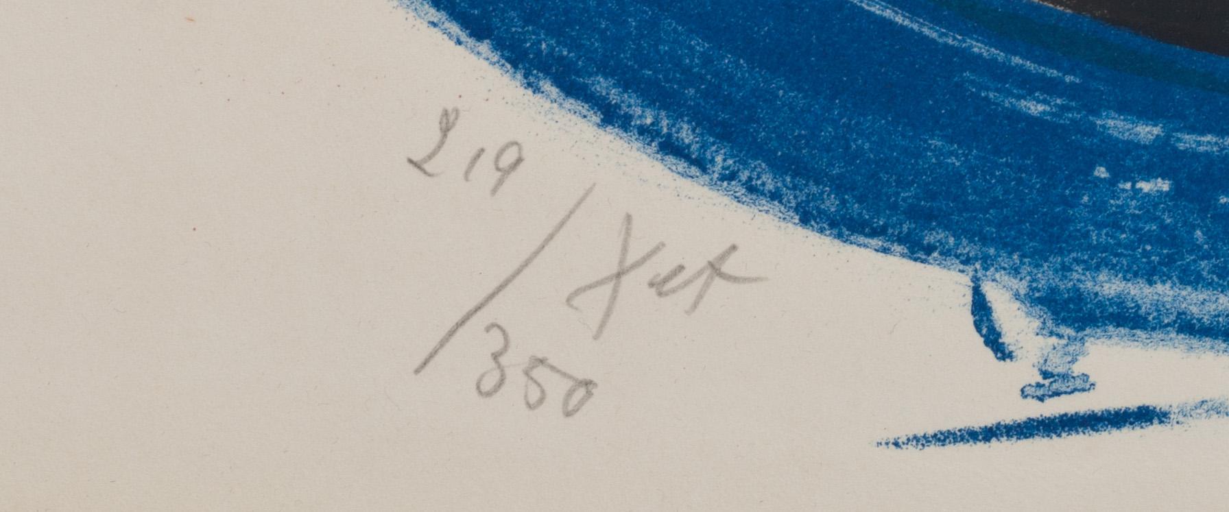 SVEN X:ET ERIXSON, färglitografi, signerad och numrerad 219/350.