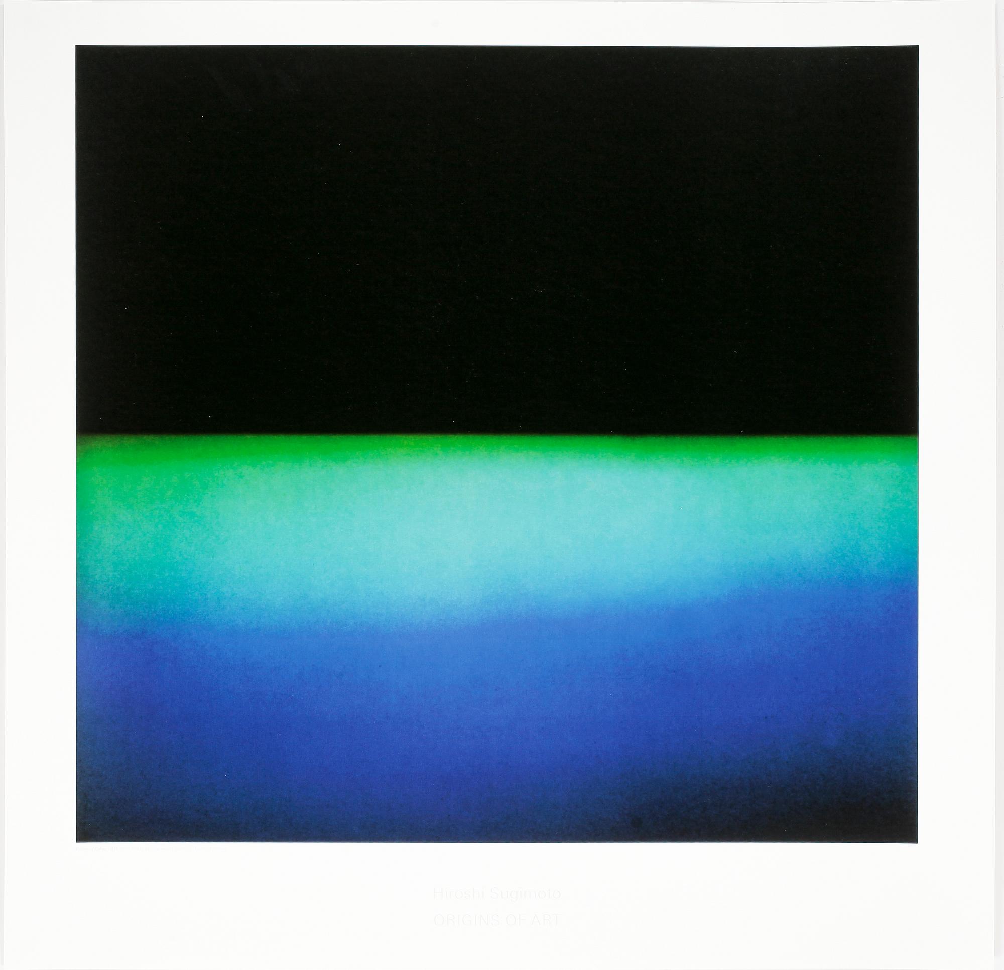 HIROSHI SUGIMOTO, offsetlitografi, Origins of Art,  "Polarized Colours037", dat 2010.
