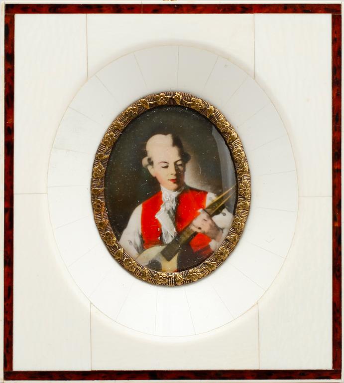 MINIATYRMÅLNINGAR, 7 st, 1800-/1900-tal.
