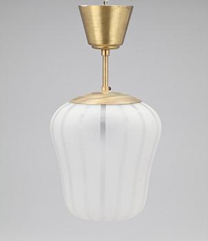 TAKLAMPA, 1940/50-tal. Höjd 38 cm.