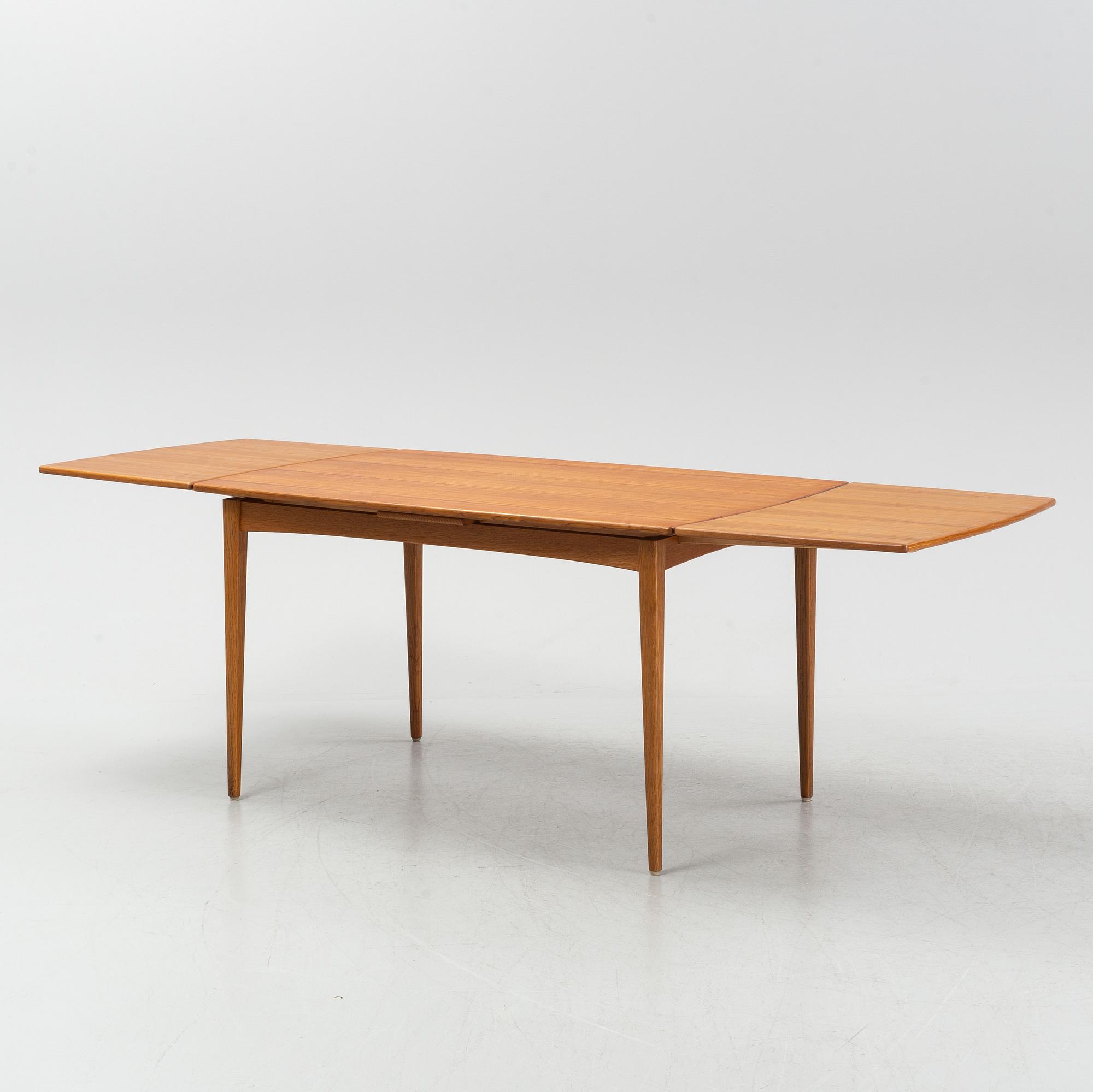 A 1960s teak dining table. - Bukowskis