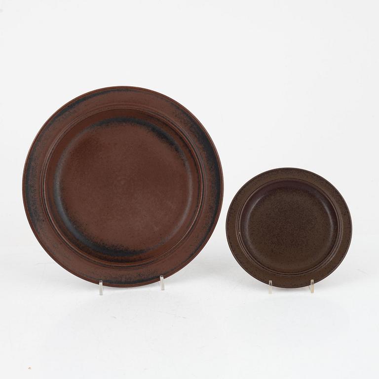 Ulla Procopé, mat- och kaffeservis, 50 delar, stengods, "Ruska", Arabia.