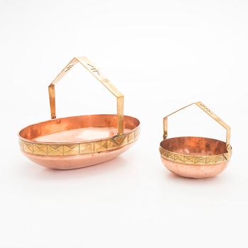 Serveringsset, 4 delar, tidigt 1900-tal.