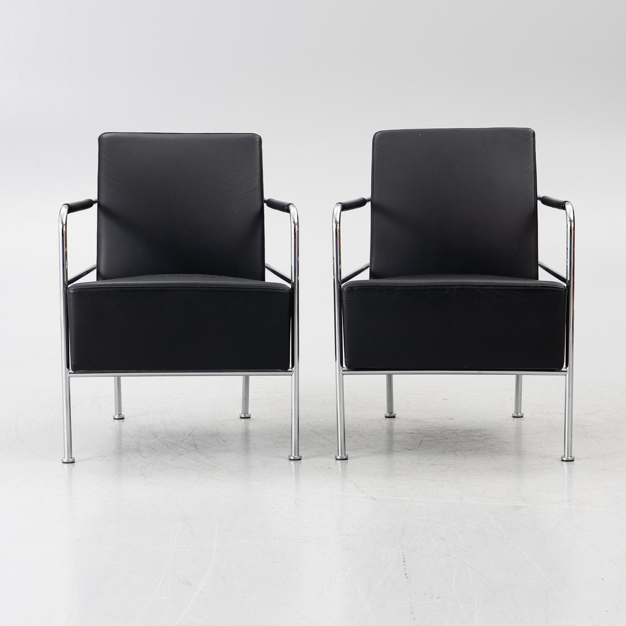 Gunilla Allard, Pair of armchairs, "Cinema", Lammhults.