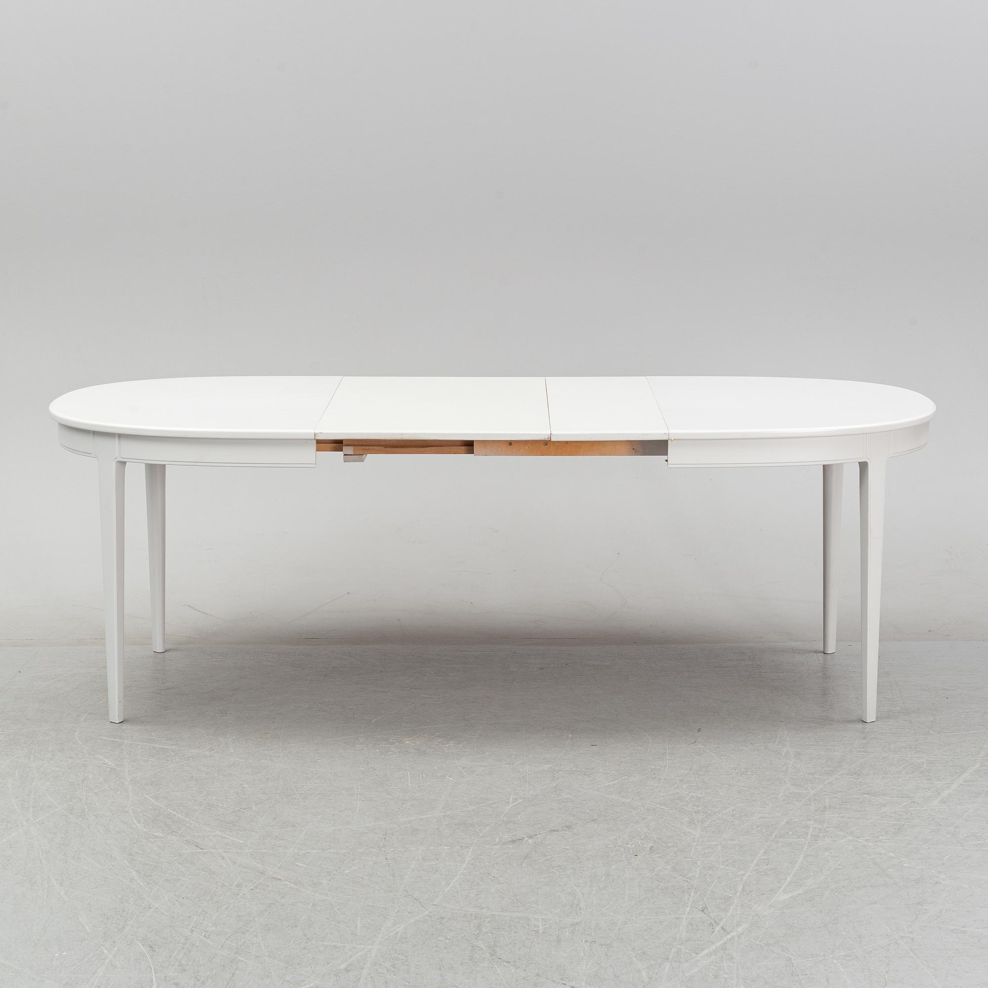 Carl Malmsten, a dining table and a set of six chairs, 'Herrgården' for Bodafors.