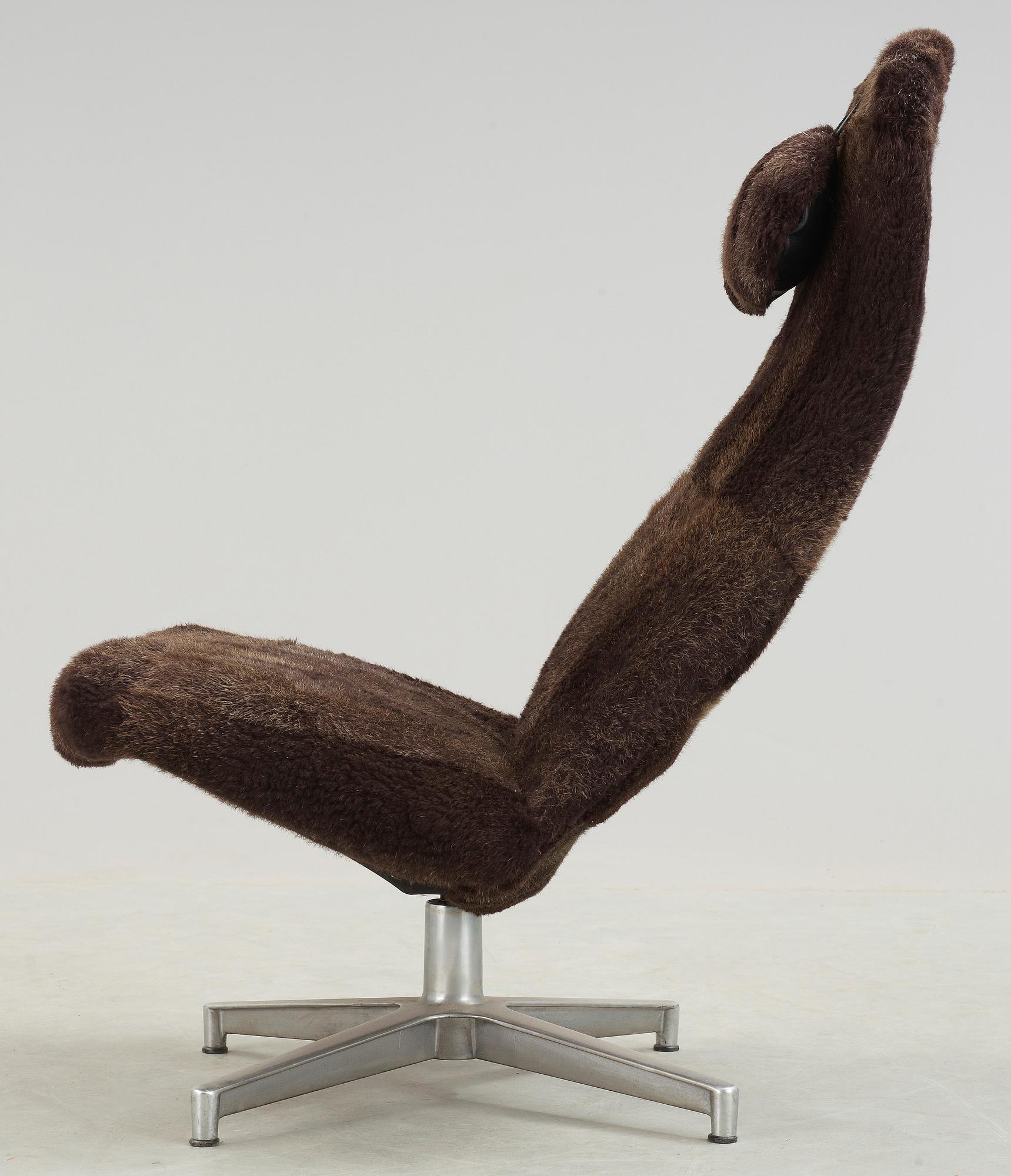 FÅTÖLJ, "Contourette Roto", Alf Svensson, Dux.