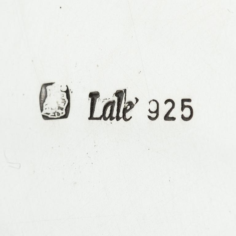 Lale Silverware & Co Ltd, praktskål, sterling silver, Istanbul, Turkiet 1900-tal. Nyrokoko.