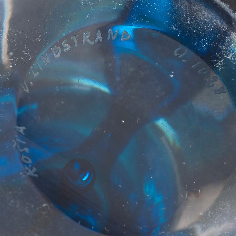 Vicke Lindstrand, vas, glas, Kosta, 1950-tal, unik.