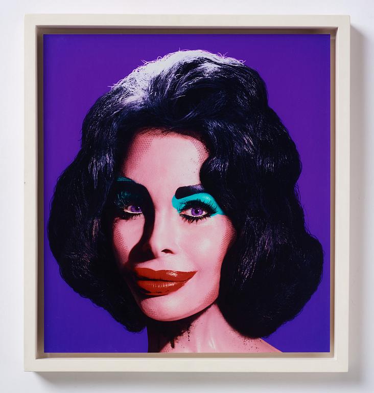 David LaChapelle, 'Amanda as Warhol´s Liz in Purple', 2007.