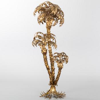 GOLVLAMPA i form av palm, Tyskland, 1970-tal.