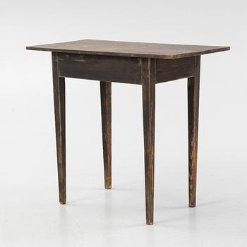 A painted desk, 19th century.