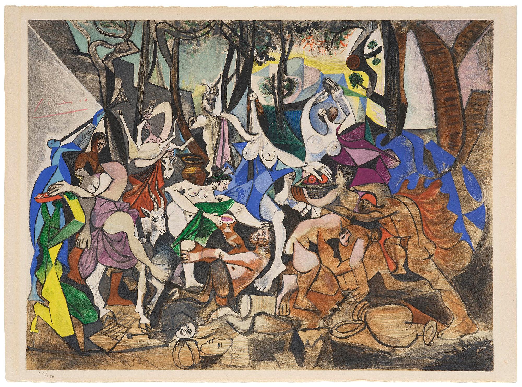 Pablo Picasso, after, "La Bacchanale", from: "Dans l'Atelier de Picasso".