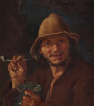 Bernhard Keilhau (Monsù Bernardo) Attributed to, Man with chalk pipe.