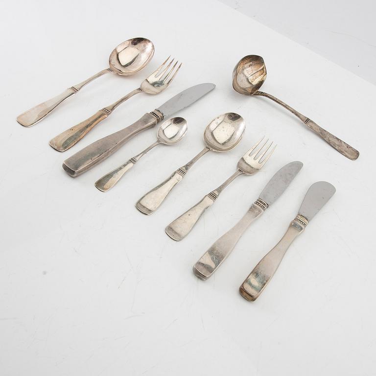 Cutlery silver 86 pcs "Uppsala" MGAB 1959-1964, 1988.