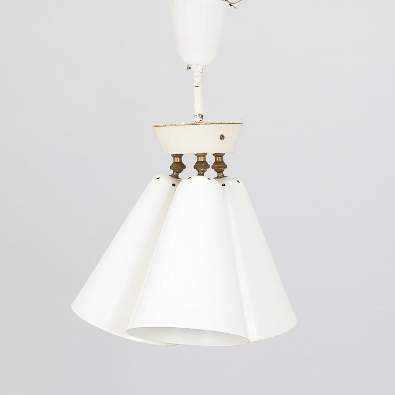 Paavo Tynell, Ceiling lamp, model A2-2/14-17/3, Idman, mid-20th century.
