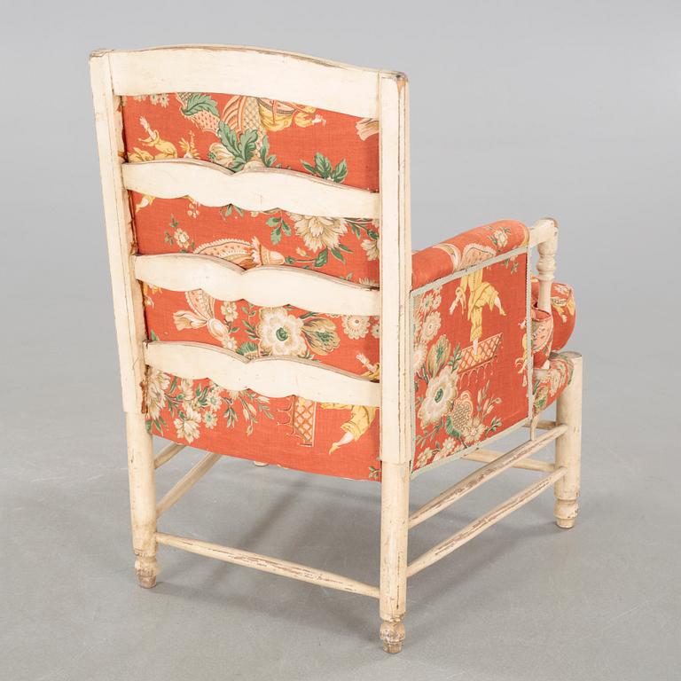 A 19th century armchair.