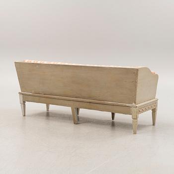 Trågsoffa, gustaviansk stil, 1800-tal.