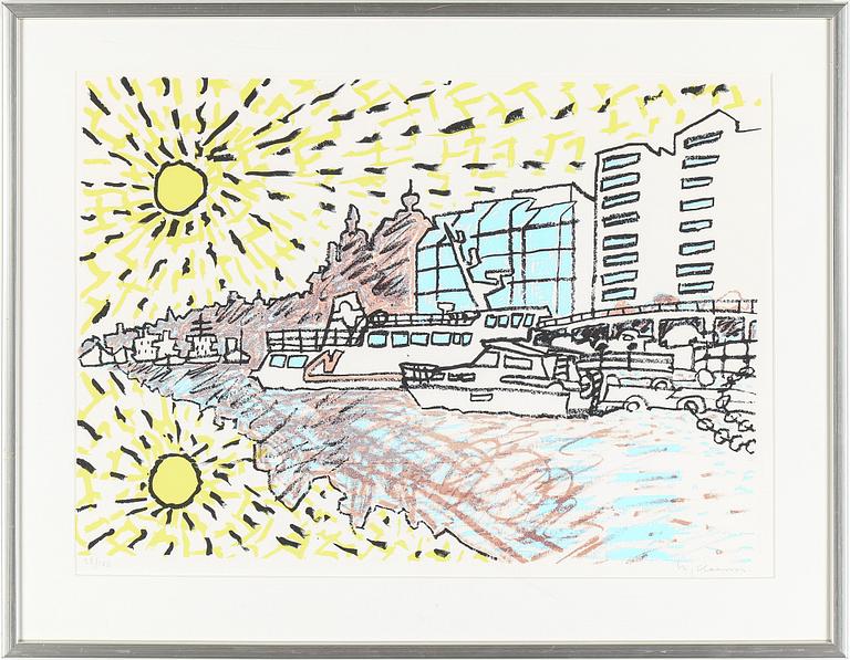 STIG CLAESSON, litografi, signerad o numrerad 38/100.