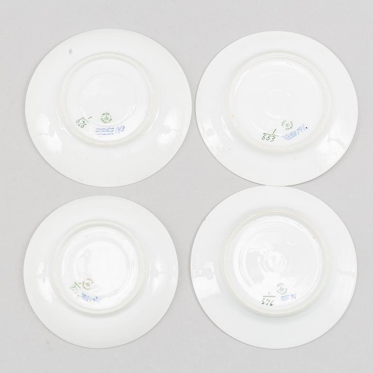 Royal Copenhagen, mat- samt kaffeservis, 85 delar, porslin. "Musselmalet", Danmark, 1900-tal.