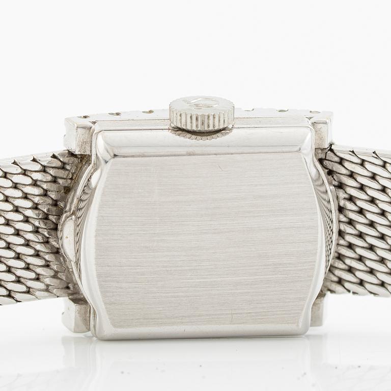 Omega, armbandsur, 14 x 17 mm.