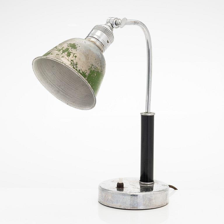 Bordslampa, funkis, 1930-tal.